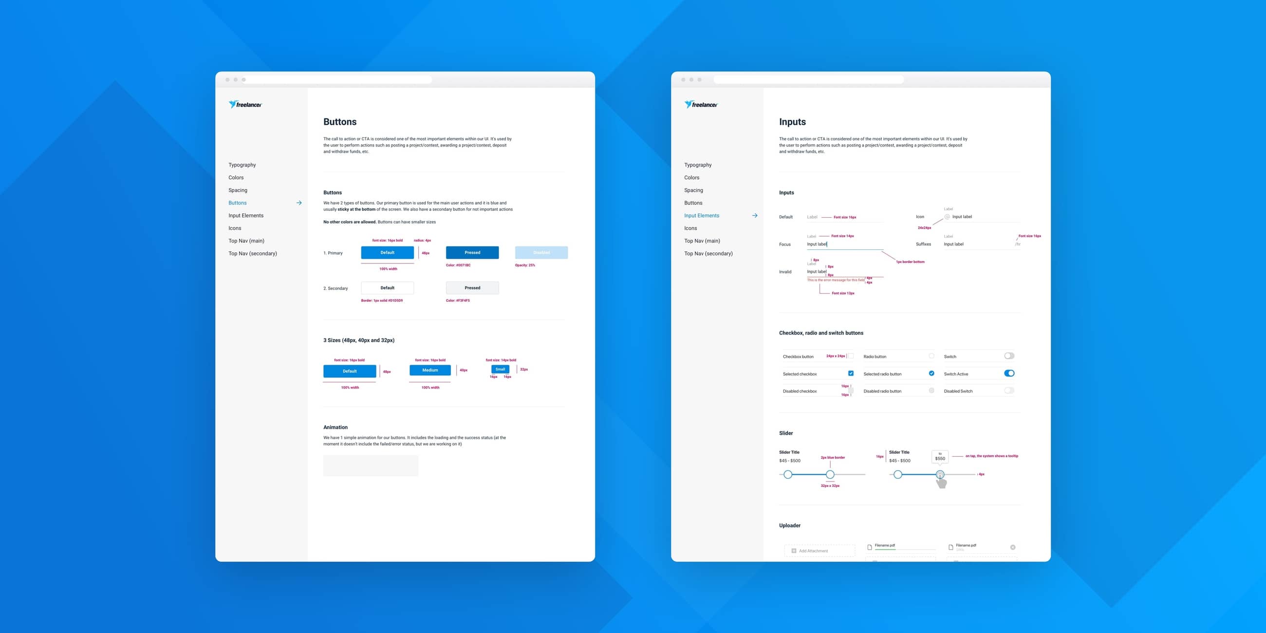 Mobile Pattern Library